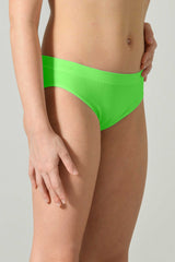 Girls' Seamless Microfiber Briefs, Neon Colors