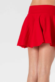 Girls' Soft Microfiber Seamless Skirt, Fluorescent Colors