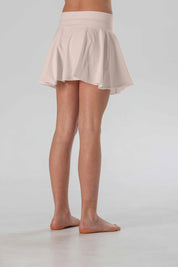 Girls' Soft Microfiber Seamless Skirt, Fluorescent Colors