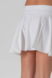 Girls' Soft Microfiber Seamless Skirt, Fluorescent Colors