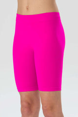Pantaloncini da Bambina in Morbida Microfibra Senza Cuciture, Colori Fluo