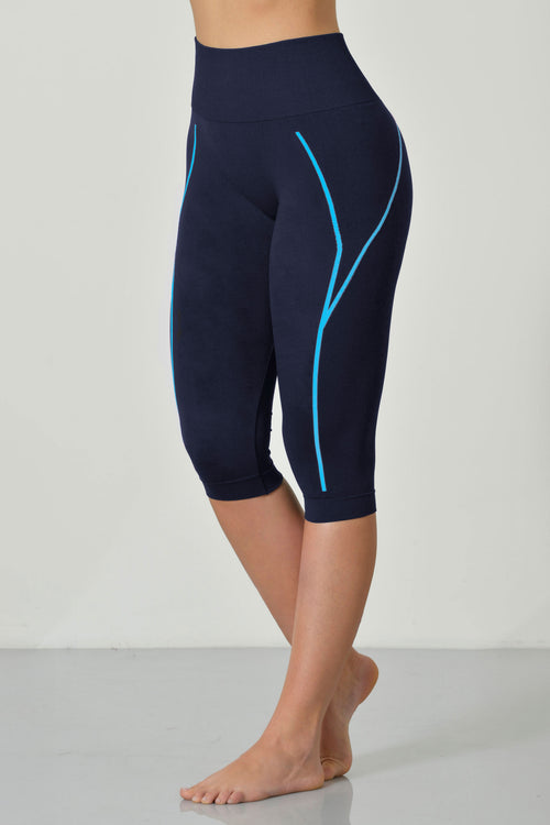 Anna Sports Leggings 3/4 Length and Neon Lines