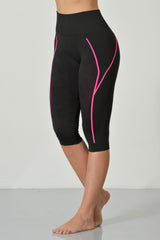 Anna Sports Leggings 3/4 Length and Neon Lines
