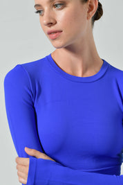 Long Sleeve and Backless Crop Top, Sculpt Limited Edition
