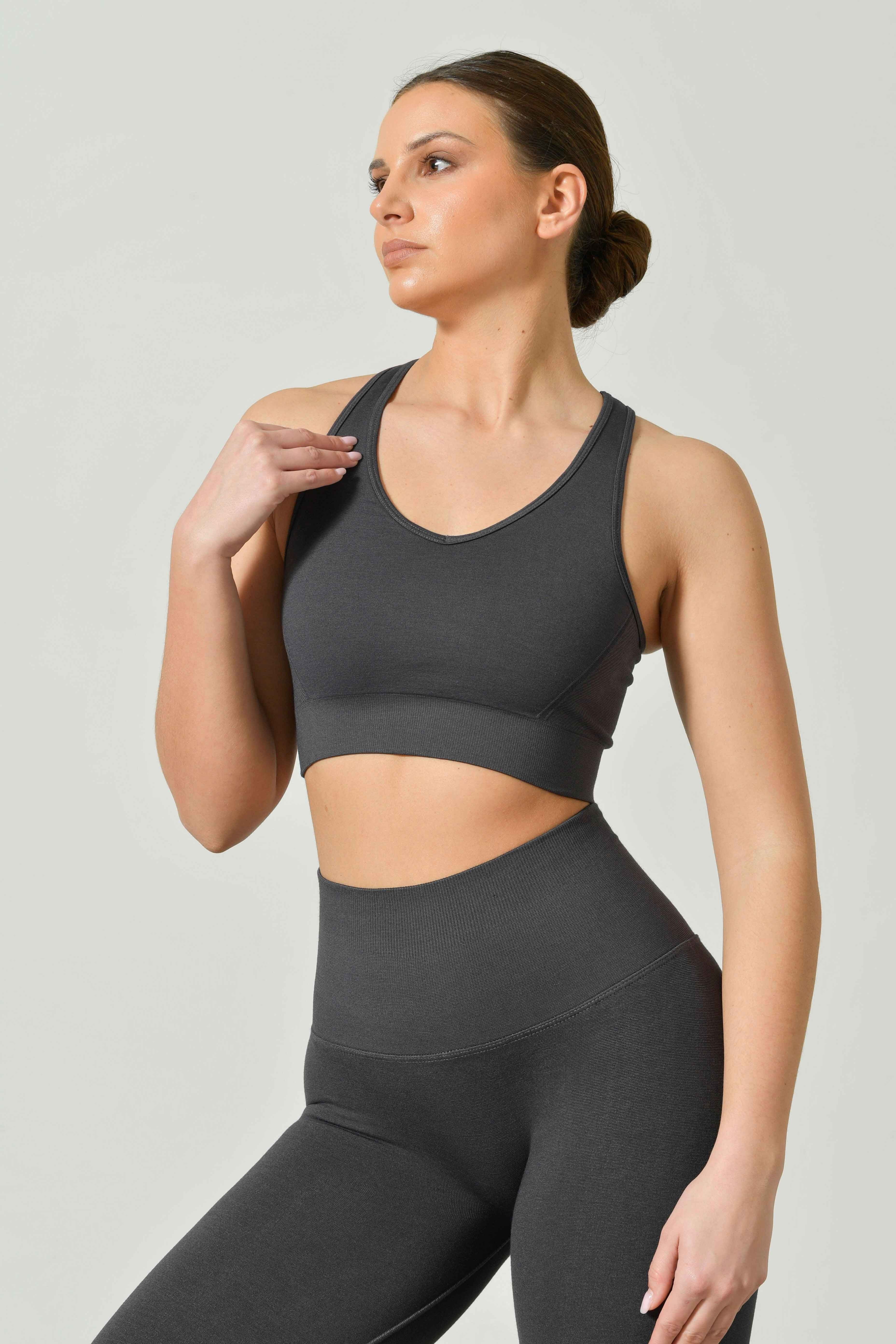 Balance sports top with support and comfort for yoga and pilates