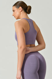 Balance sports top with support and comfort for yoga and pilates