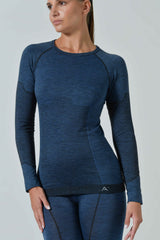 Maglia Termica Donna a Manica Lunga in Lana Merino