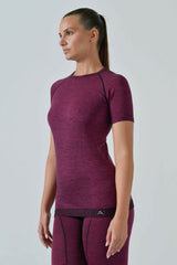 Women's Short-Sleeve Merino Wool Thermal Shirt