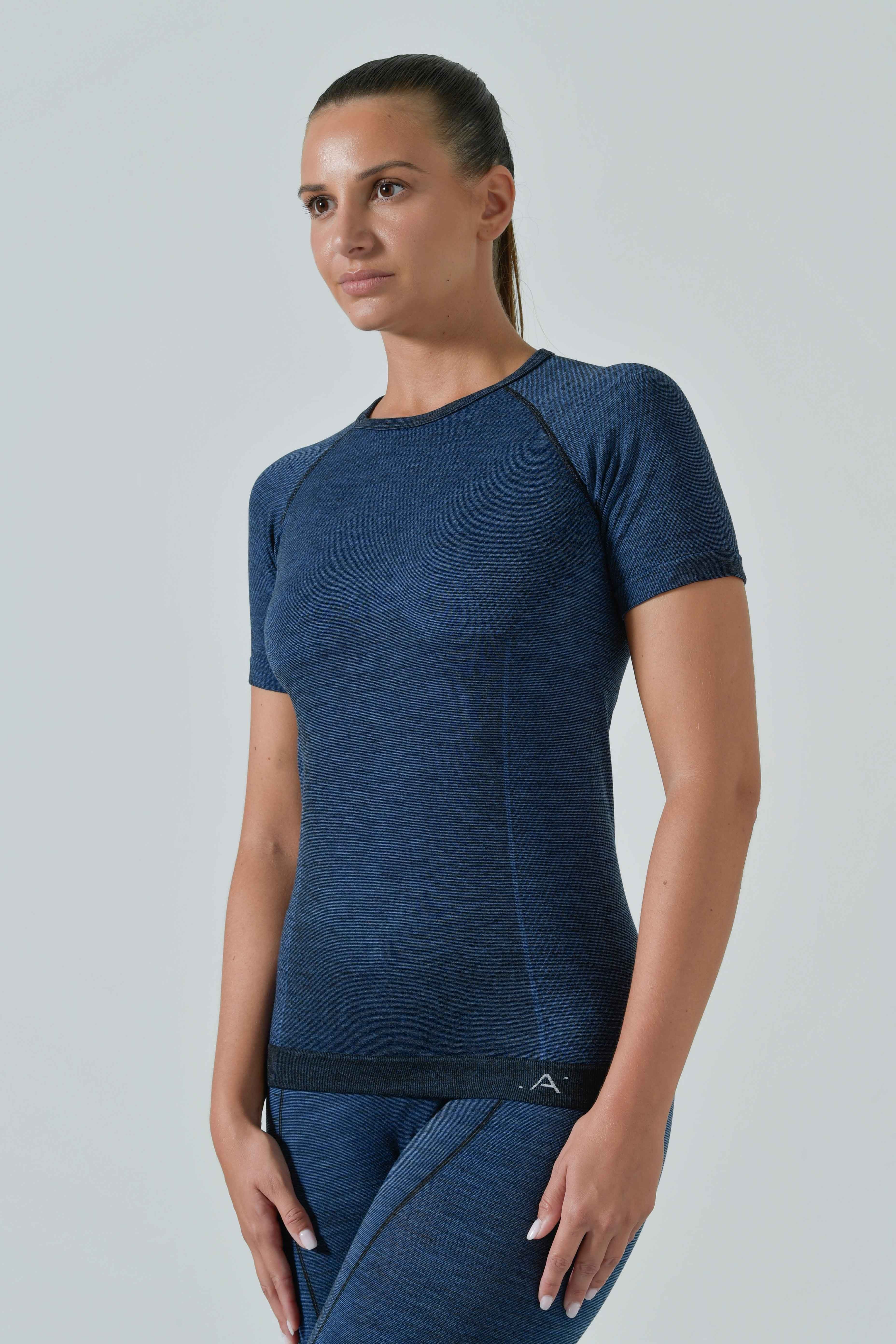 Women's Short-Sleeve Merino Wool Thermal Shirt