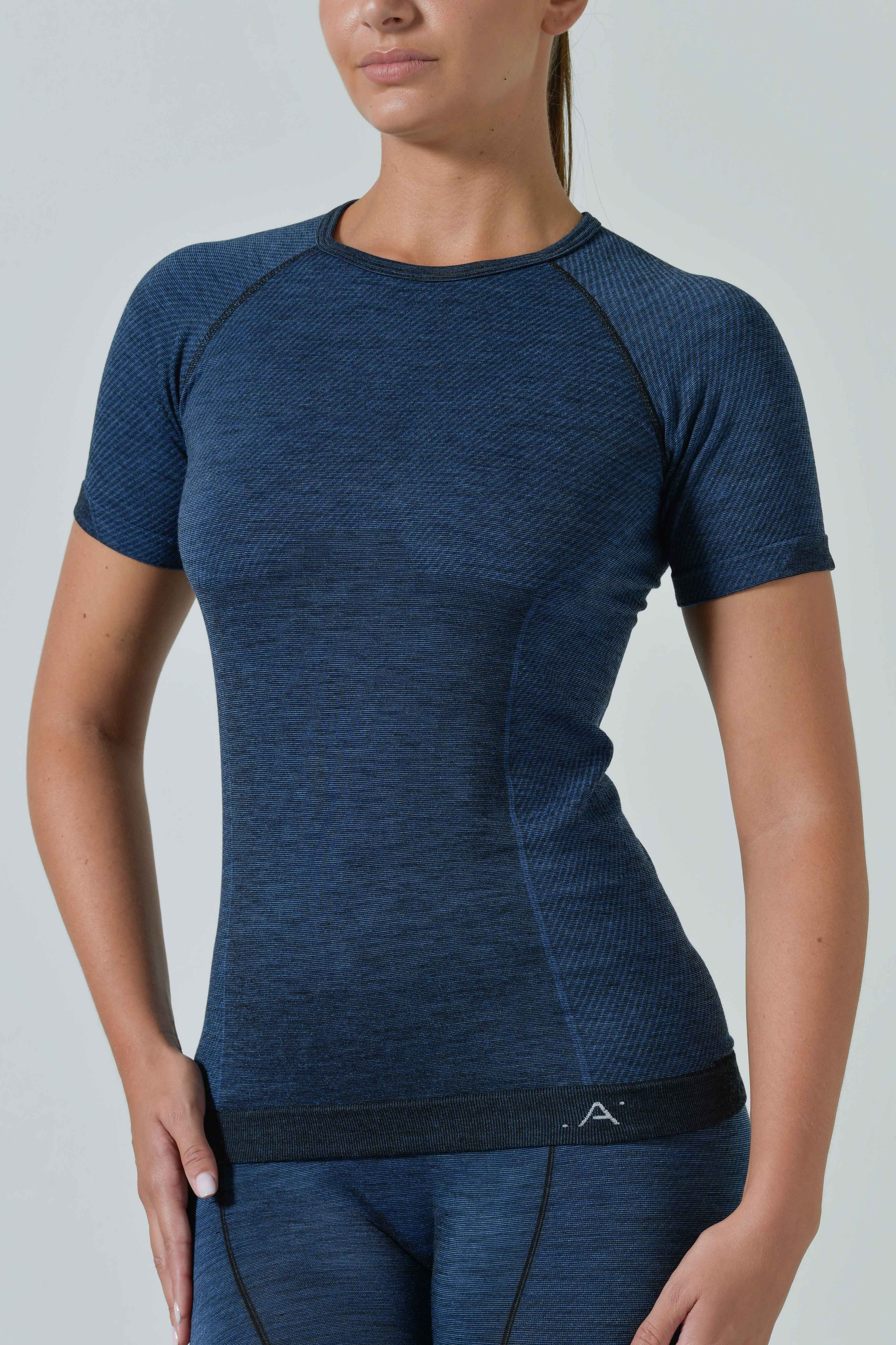 Women's Short-Sleeve Merino Wool Thermal Shirt