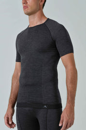 Maglia Termica Manica Corta Uomo Lana Merino