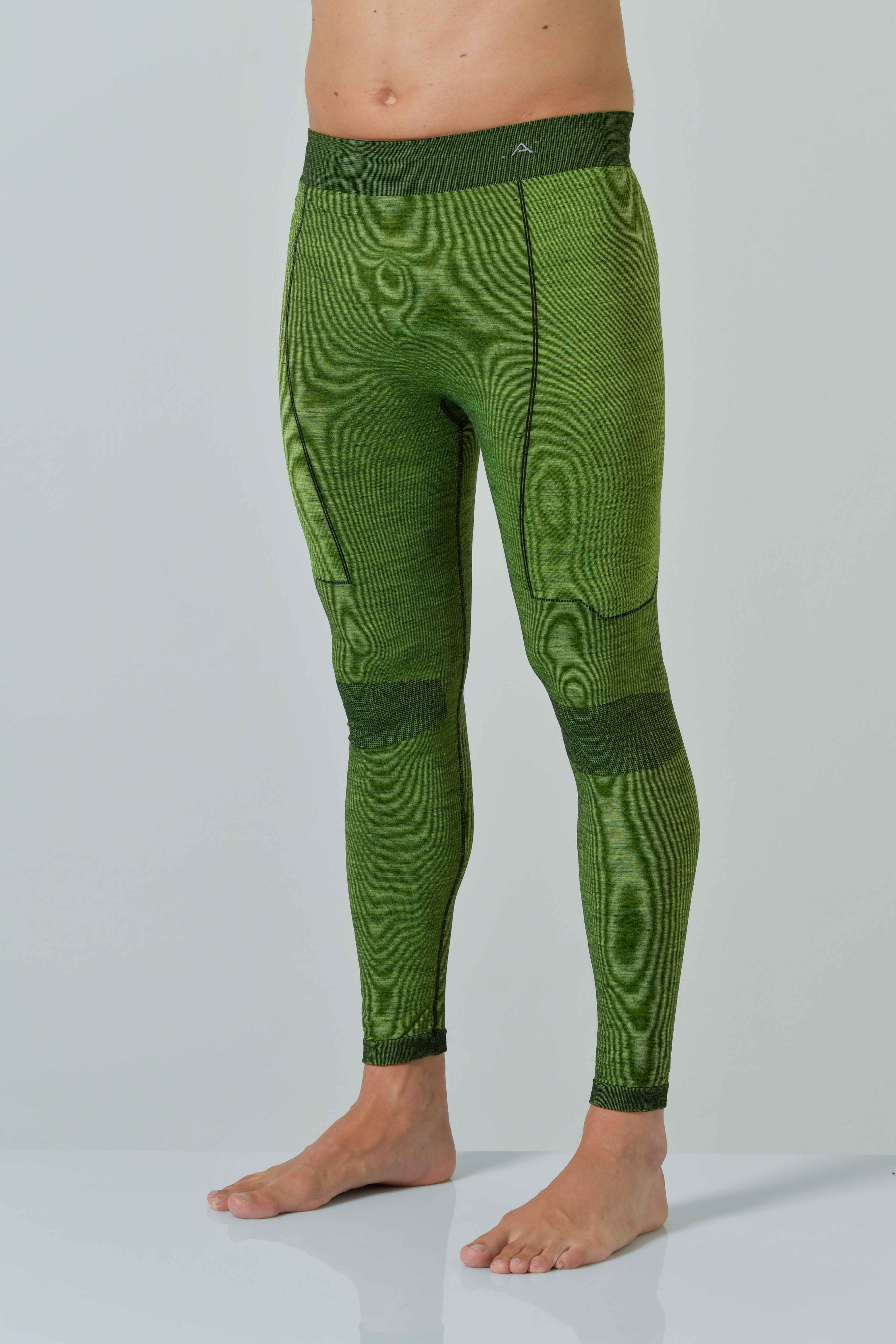 Leggings Uomo Termico Lana Merino