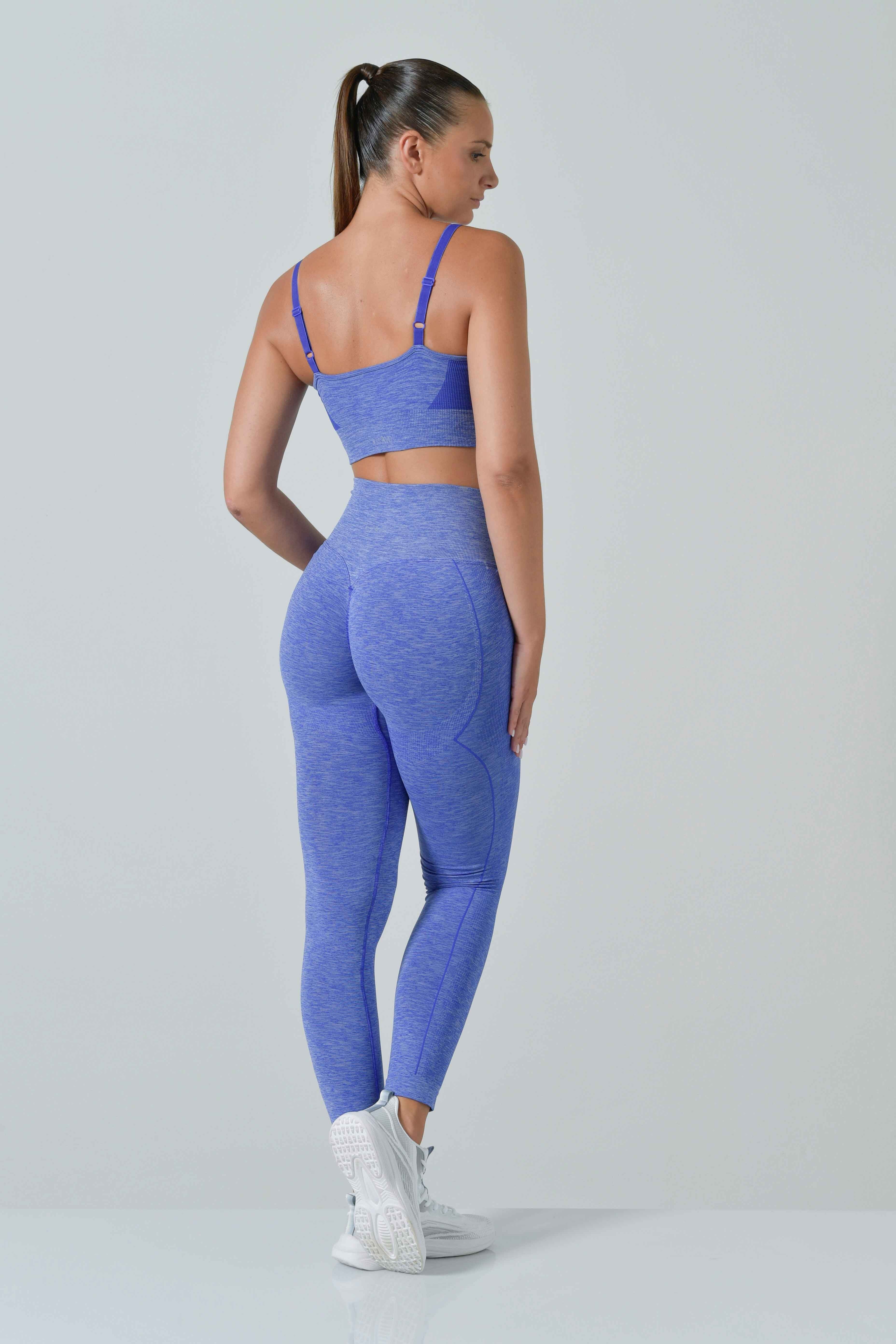 Leggings Push Up Vita Alta Sculpt Pro Melange