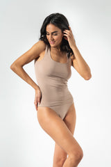 Canotta Spalla Larga Microfibra