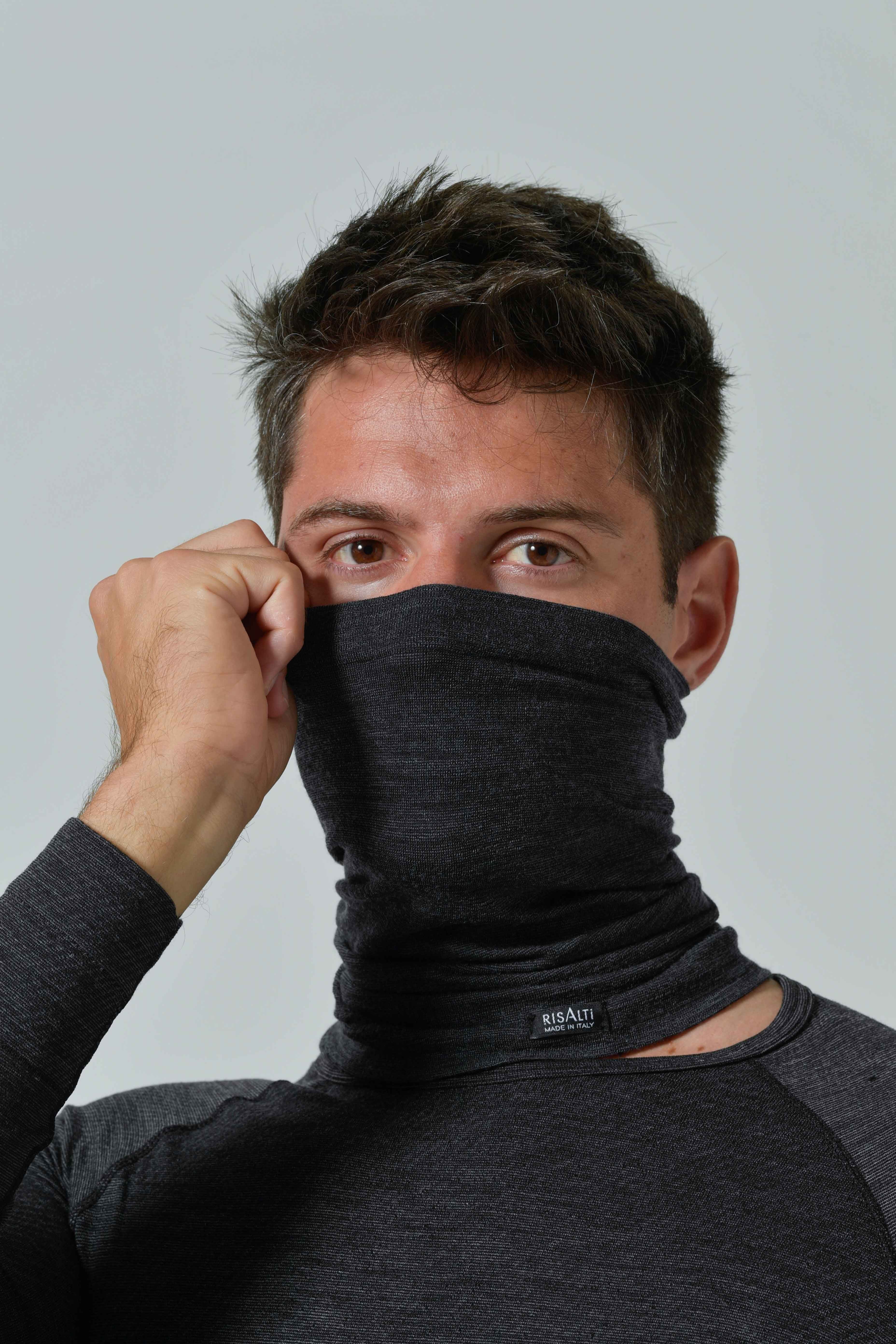 Merino Wool Neck Warmer and Multi-Purpose Headband