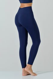 Leggings Sportivo Pancia Piatta Plus Vita Alta in Microfibra Seamless