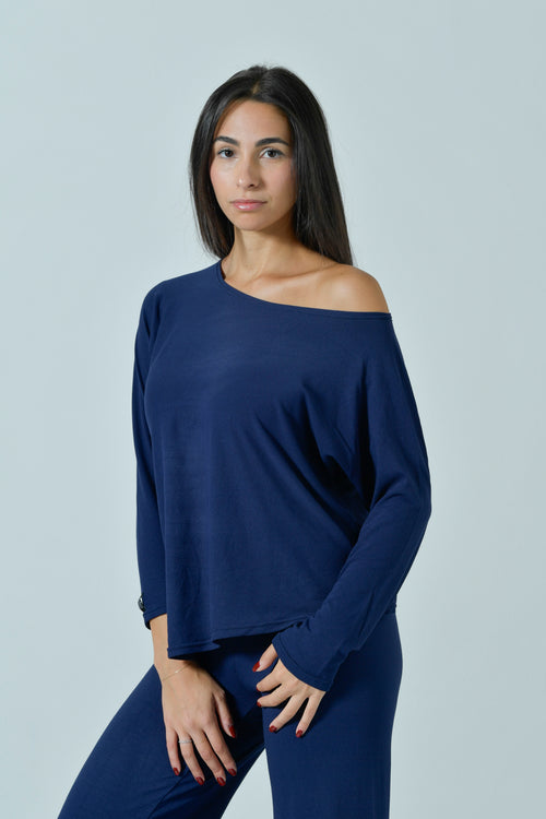 Women's Oversized Boatneck Bamboo Sweater