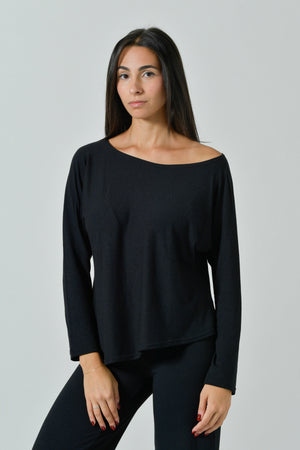 Women's Oversized Boatneck Bamboo Sweater