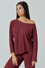 Women's Oversized Boatneck Bamboo Sweater
