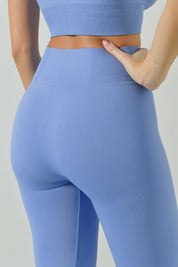 Leggings Sportivi Vita Alta in Microfibra Seamless Ilena